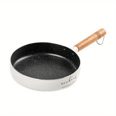 Non Stick Letter Frying Pan with Wooden Handle 6.3i