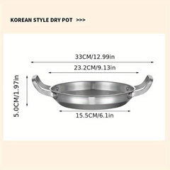 1pc Stainless Steel Ramen Pot 20-26 Hotpot Seafood Noodle Cooking Pot