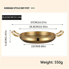 1pc Stainless Steel Ramen Pot 20-26 Hotpot Seafood Noodle Cooking Pot