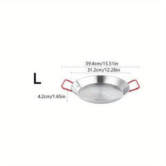 Stainless Steel Seafood Pan for Camping and Outdoor Cooking