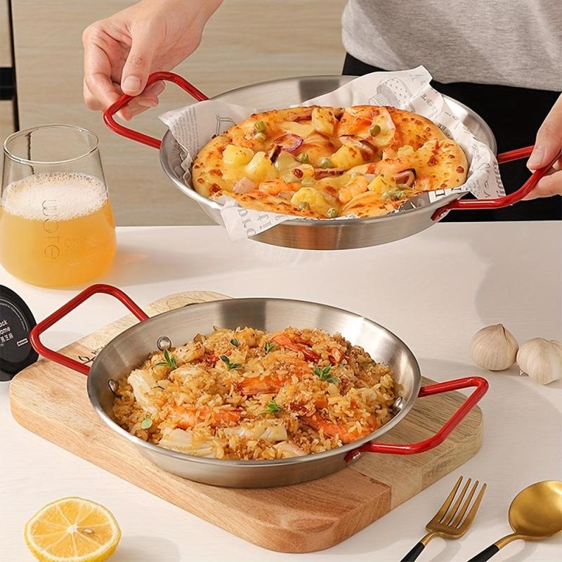 Stainless Steel Seafood Pan for Camping and Outdoor Cooking