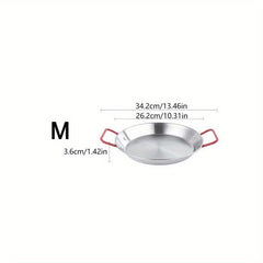 Stainless Steel Seafood Pan for Camping and Outdoor Cooking