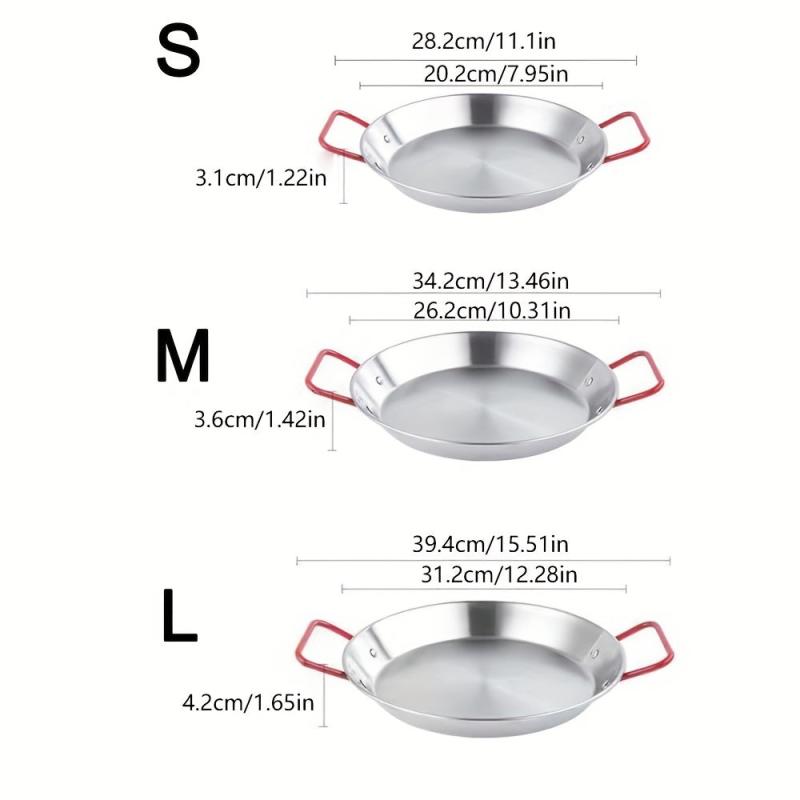 Stainless Steel Seafood Pan for Camping and Outdoor Cooking