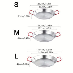 Stainless Steel Seafood Pan for Camping and Outdoor Cooking