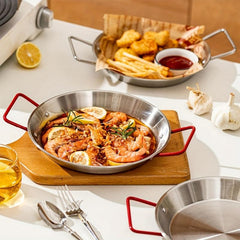 Stainless Steel Seafood Pan for Camping and Outdoor Cooking