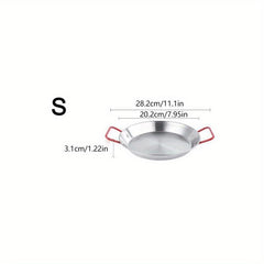 Stainless Steel Seafood Pan for Camping and Outdoor Cooking