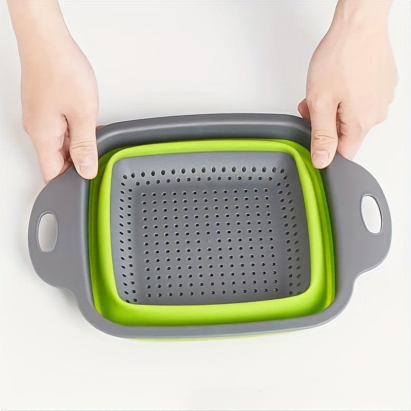 Collapsible Colander Kitchen Strainer for Pasta, Vegetable, Fruit