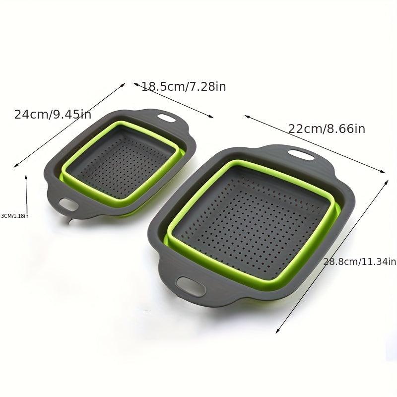 Collapsible Colander Kitchen Strainer for Pasta, Vegetable, Fruit