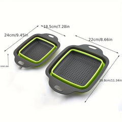 Collapsible Colander Kitchen Strainer for Pasta, Vegetable, Fruit