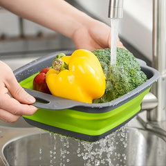 Collapsible Colander Kitchen Strainer for Pasta, Vegetable, Fruit