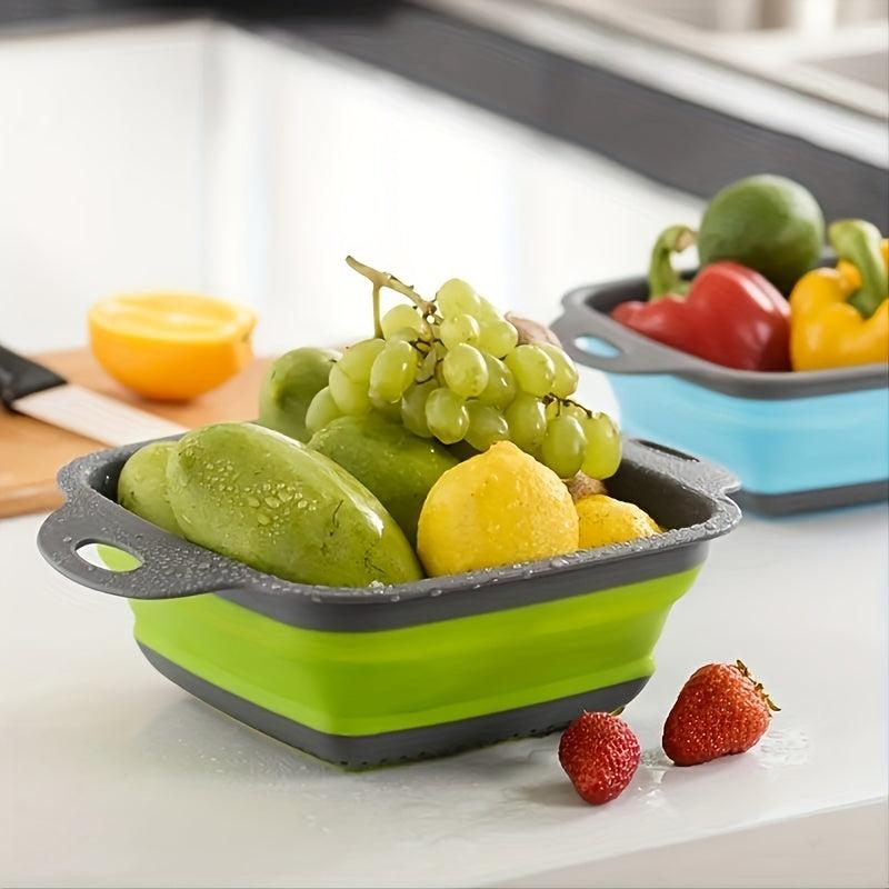 Collapsible Colander Kitchen Strainer for Pasta, Vegetable, Fruit