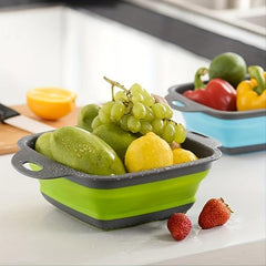 Collapsible Colander Kitchen Strainer for Pasta, Vegetable, Fruit