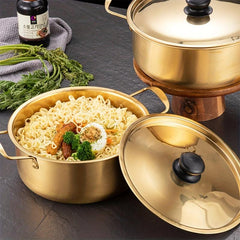 Stainless Steel Ramen Pot With Lid for Delicious Noodles