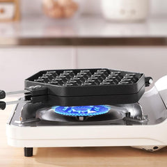 Non Stick Eggshell Baking Pan For Waffles Cakes And Breakfast Snacks