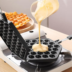 Non Stick Eggshell Baking Pan For Waffles Cakes And Breakfast Snacks