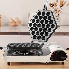 Non Stick Eggshell Baking Pan For Waffles Cakes And Breakfast Snacks