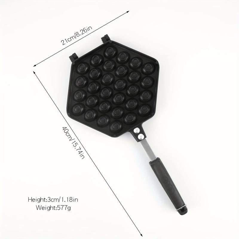 Non Stick Eggshell Baking Pan For Waffles Cakes And Breakfast Snacks