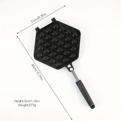 Non Stick Eggshell Baking Pan For Waffles Cakes And Breakfast Snacks