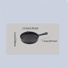 Cast Iron Frying Pan Non stick Breakfast Omelet Pan