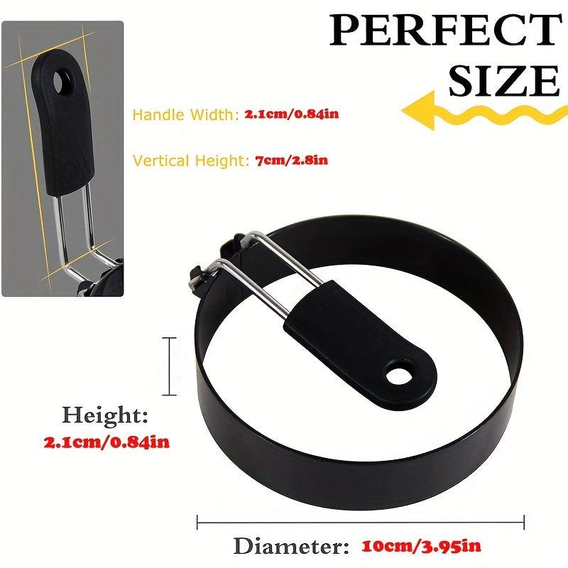 2pcs Stainless Steel Egg Rings Pancake Mold for Frying Eggs Omelet