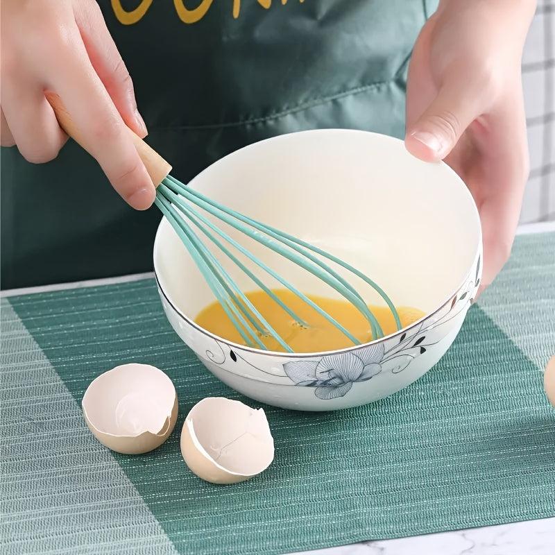 12pcs Silicone Cooking Tools Set with Wooden Handles Kitchen Utensils