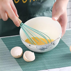 12pcs Silicone Cooking Tools Set with Wooden Handles Kitchen Utensils