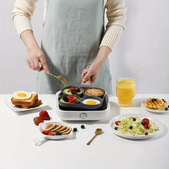 Non Stick Egg Pancake Maker With Wooden Handle for Induction Cooker & Gas Stove