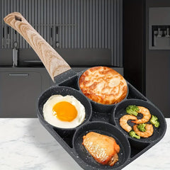 Non Stick Egg Pancake Maker With Wooden Handle for Induction Cooker & Gas Stove
