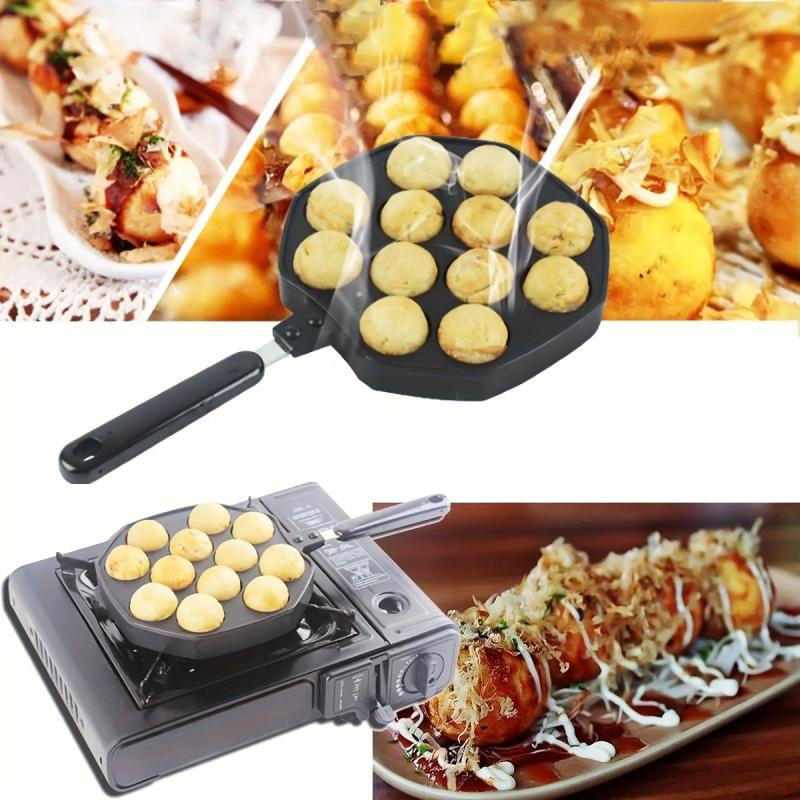 Octopus Small Balls Mold Non Stick For Griddle Pan Egg Shaper Pancake Maker