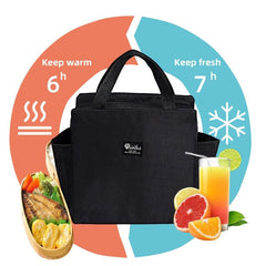 Large Capacity Lunch Bag Heat Preservation Waterproof Leakproof Outdoor Commutin
