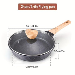 Nonstick Aluminum Frying Pan Skillet Woks & Stir Fry Pans Healthy Cookware
