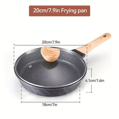Nonstick Aluminum Frying Pan Skillet Woks & Stir Fry Pans Healthy Cookware