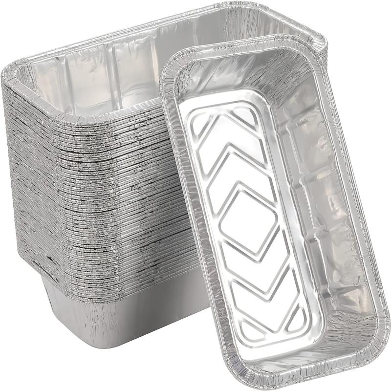 30pcs Loaf Pans 907 18g Disposable Aluminum Foil Bread Tins