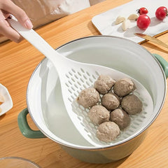 Long Handled Slotted Spoon for Noodle Pot - 13.59 cm x 13.59 cm x 34.8 cm
