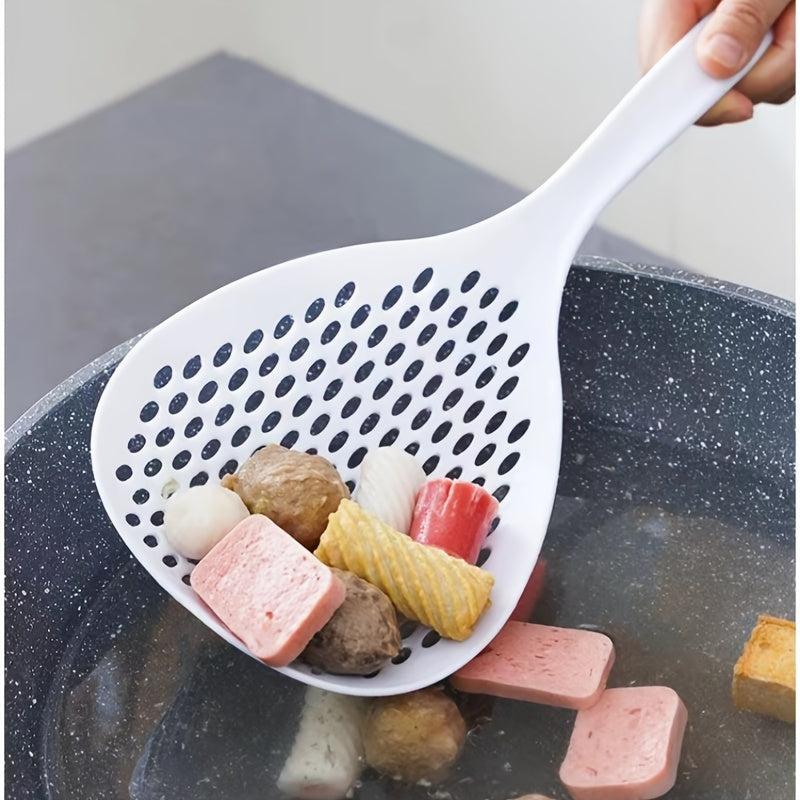 Long Handled Slotted Spoon for Noodle Pot - 13.59 cm x 13.59 cm x 34.8 cm