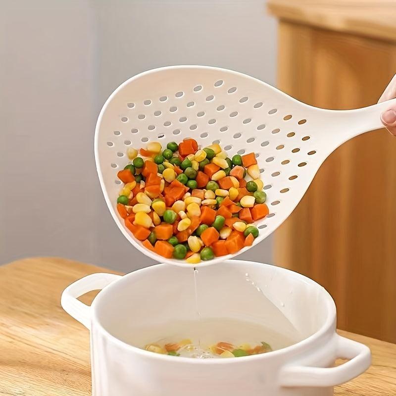 Long Handled Slotted Spoon for Noodle Pot - 13.59 cm x 13.59 cm x 34.8 cm