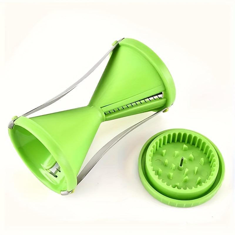 2pcs Vegetable Chopper Manual Spiralizer Slice