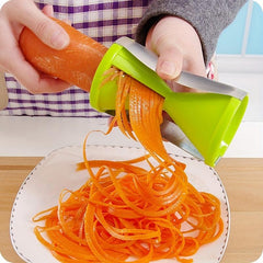 2pcs Vegetable Chopper Manual Spiralizer Slice