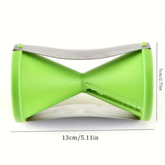 2pcs Vegetable Chopper Manual Spiralizer Slice