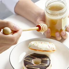 Wooden Honey Mixing Stirrer for Drizzling Sweetness