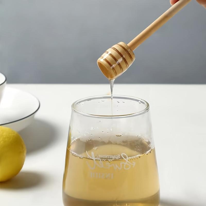 Wooden Honey Mixing Stirrer for Drizzling Sweetness