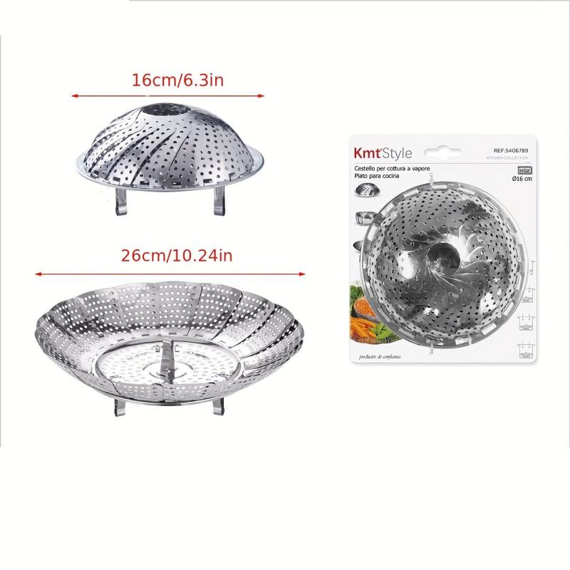 Stainless Steel Steamer Basket Vegetable Collapsible Insert