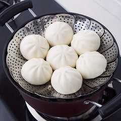 Stainless Steel Steamer Basket Vegetable Collapsible Insert