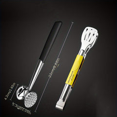 Stainless Steel Meat Tenderizer Food Tong - Kitchen Tool
