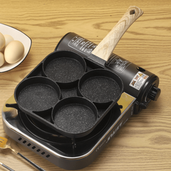 Nonstick Egg Frying Pan with 3 or 4 Holes