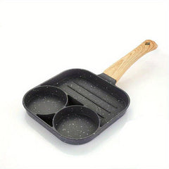 Nonstick Egg Frying Pan with 3 or 4 Holes