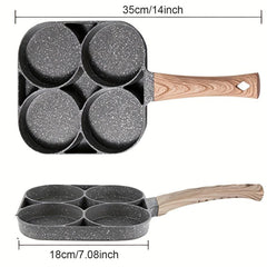 Nonstick Egg Frying Pan with 3 or 4 Holes