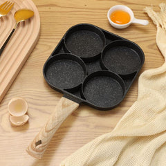 Nonstick Egg Frying Pan with 3 or 4 Holes