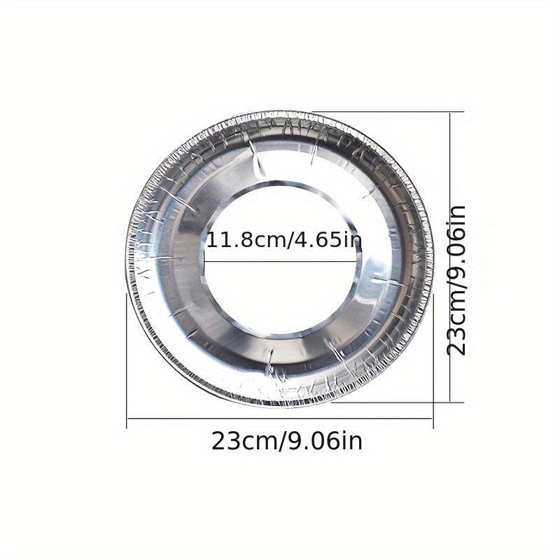 10pcs Aluminum Foil Gas Stove Burner Covers Disposable Bib Liners