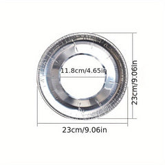 10pcs Aluminum Foil Gas Stove Burner Covers Disposable Bib Liners